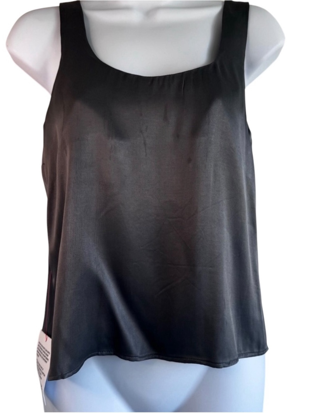 NWT Topshop Grey 100% Viscose Tank Top. Silky Soft Breathable Sz2 Layering